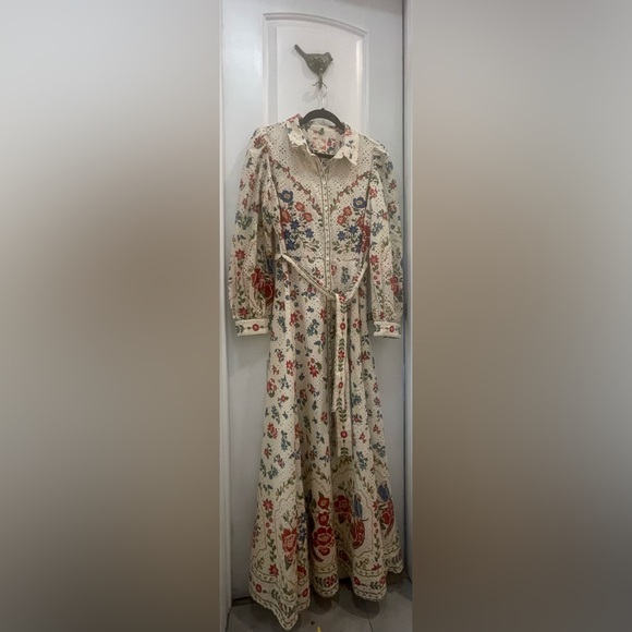Sezane Dresses & Skirts - Sezane Farm Rio collaboration Chic Long Sleeve Floral Maxi Dress